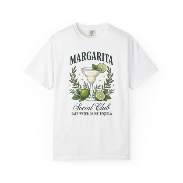 Margarita Social Club T-Shirt — "Save Water, Drink Tequila" Cocktail Tee