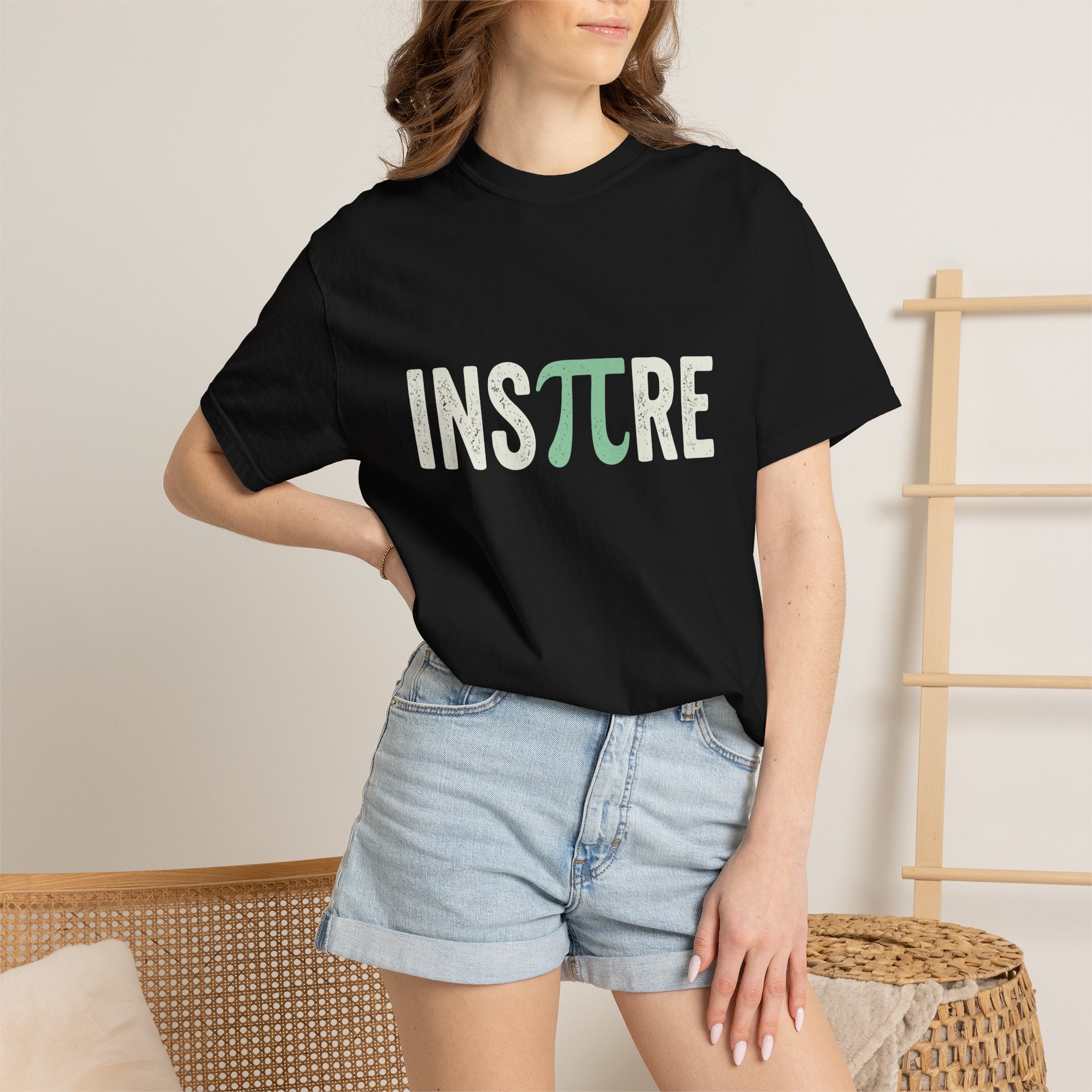 Inπre Math Pun T-Shirt — Funny Pi «Inspire» Graphic Tee for Math Lovers - Image 4