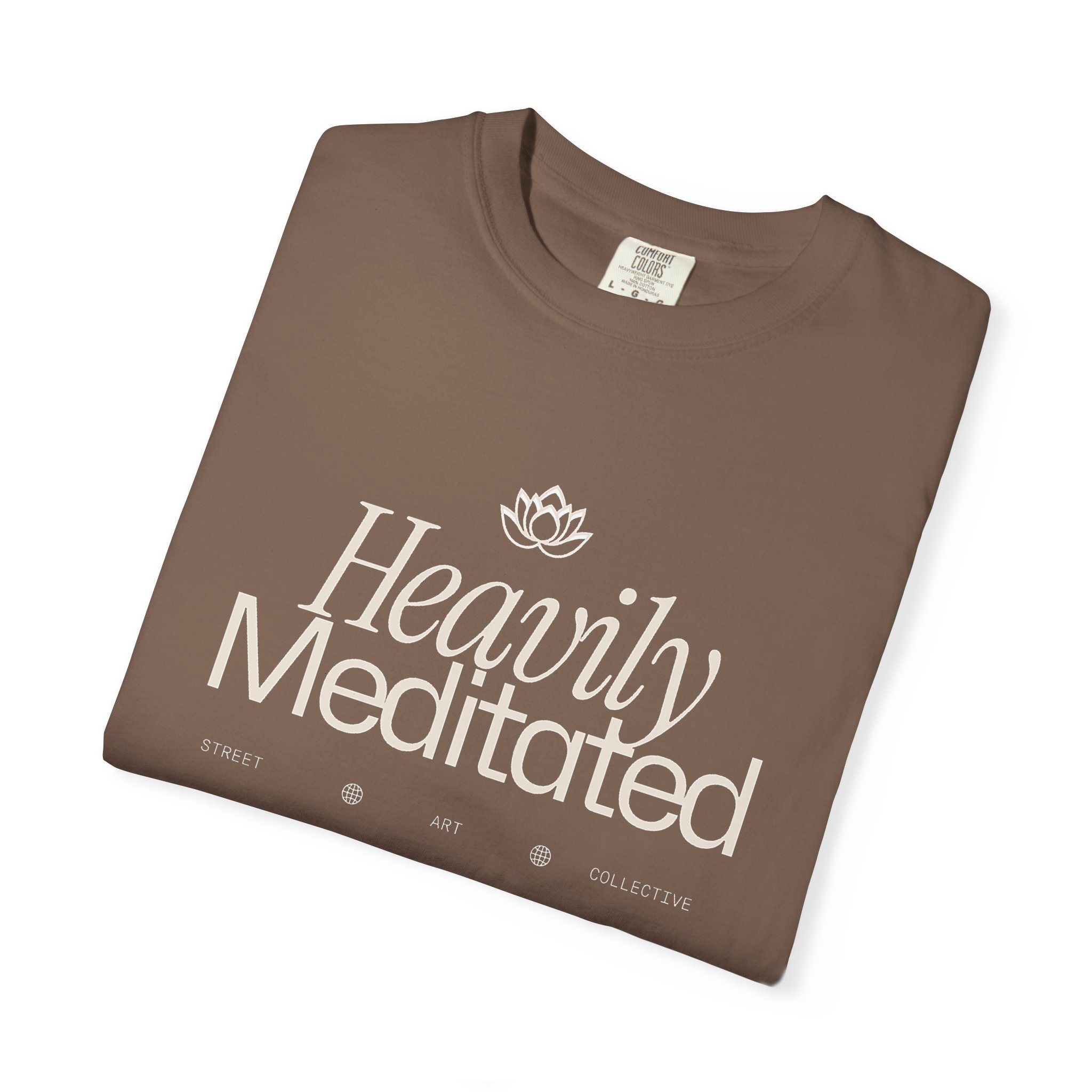 Heavily Meditated Tee — Vintage Yoga Meditation Shirt - Image 3