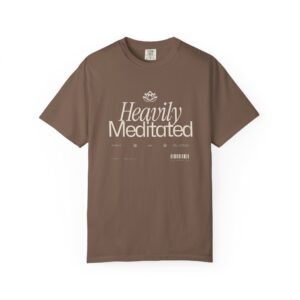 Heavily Meditated Tee — Vintage Yoga Meditation Shirt