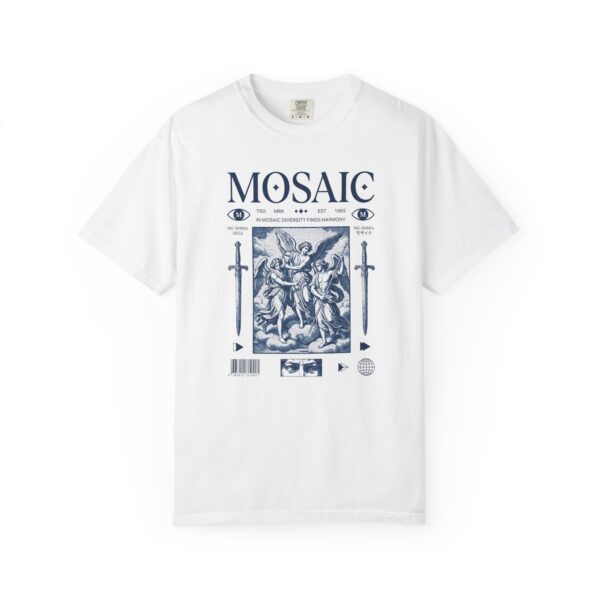 Mosaic Angel Graphic Tee — Vintage Renaissance Art T-Shirt