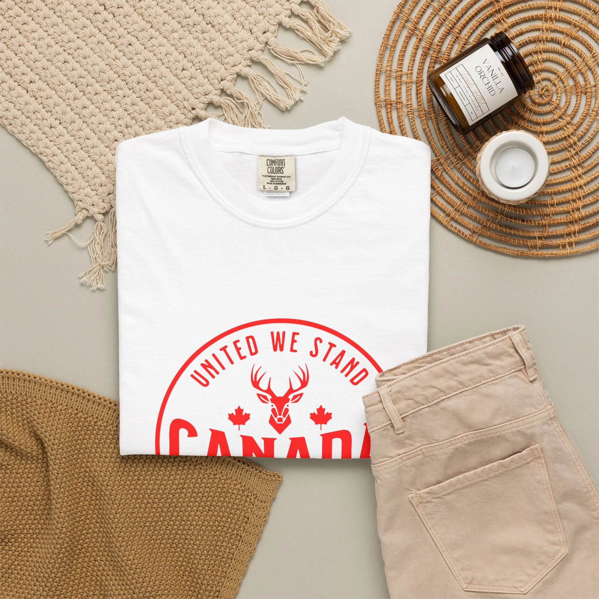 Canada Round Emblem T-Shirt — "United We Stand" Patriotic Canada Tee - Image 4