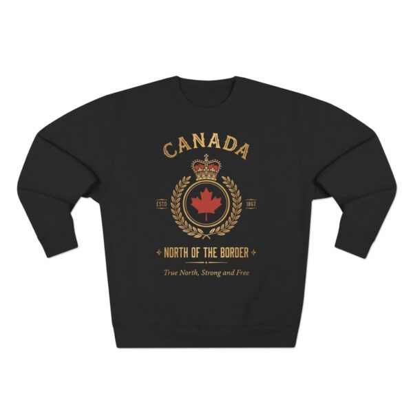 Canada Crest Crewneck Sweatshirt — North of the Border Vintage Maple Emblem