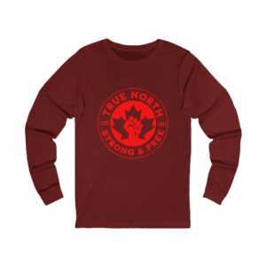 True North Long Sleeve Tee — Strong & Free Canadian Pride Shirt