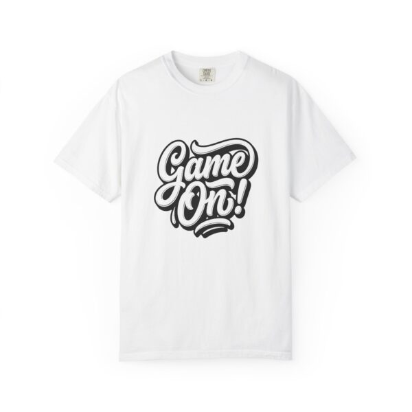 Game On! Tee — Bold Script Gaming T‑Shirt