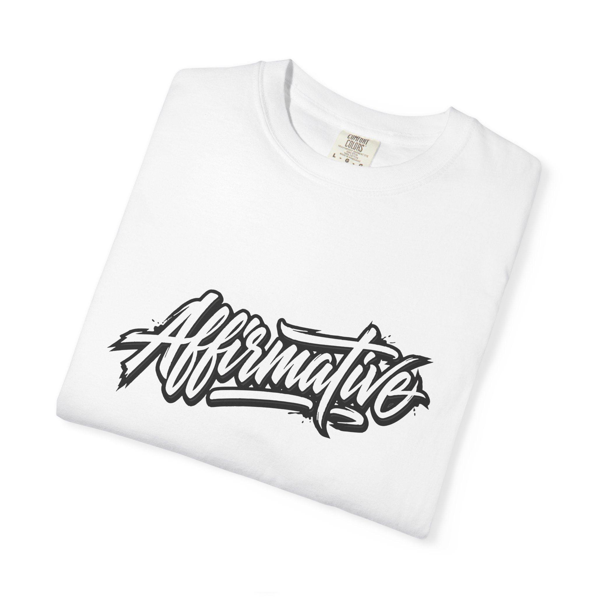 Affirmative Script Tee — Positive Message Graphic T-Shirt - Image 3