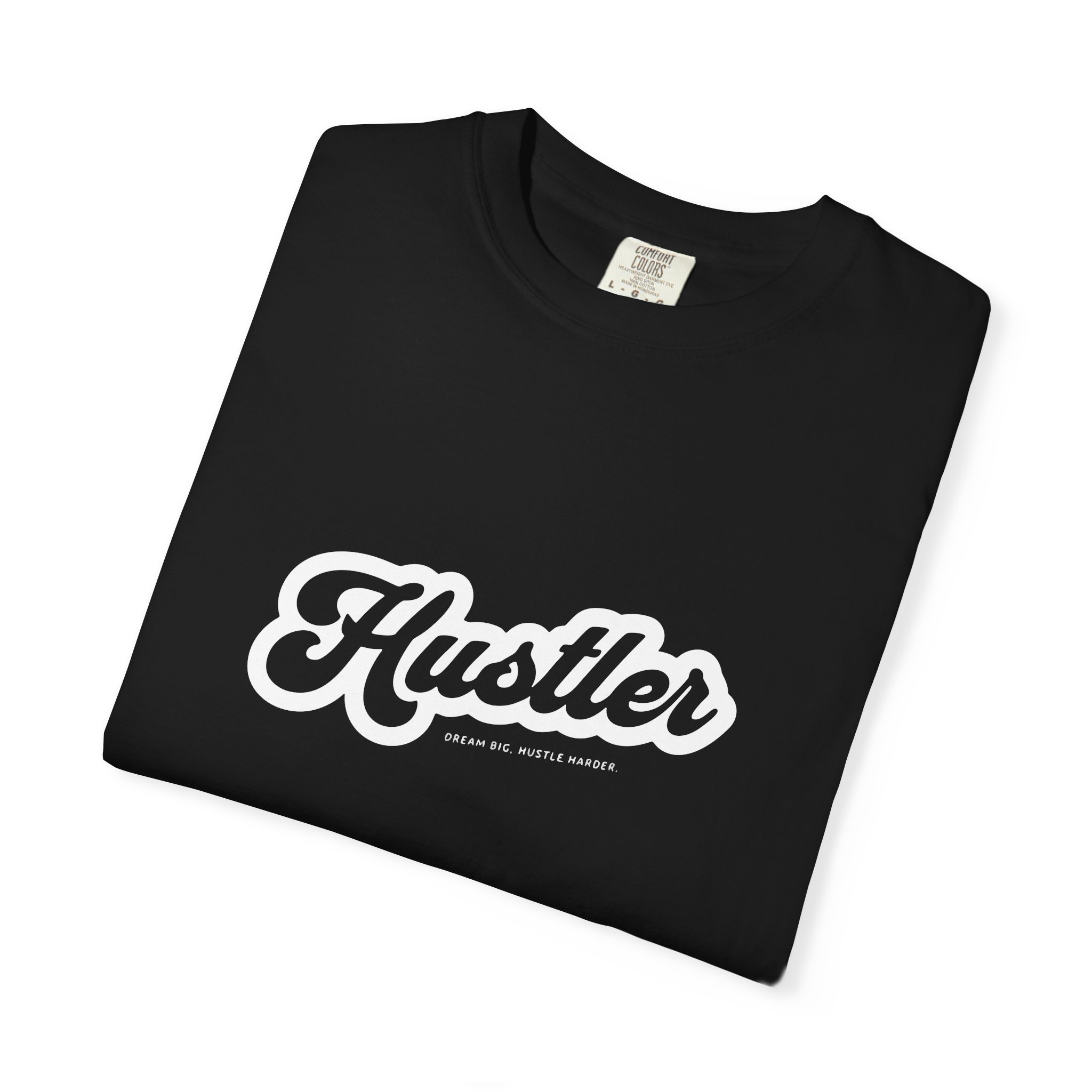 Hustler Script Tee — Motivational Streetwear T‑Shirt - Image 3