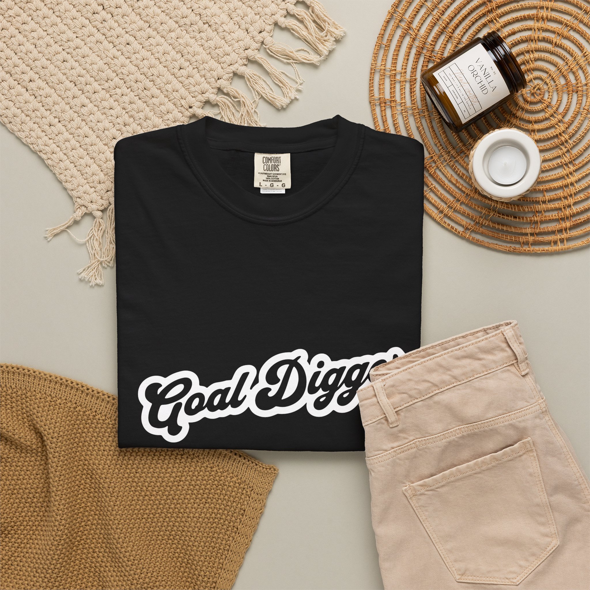 Goal Digger T-Shirt — Motivational Script Tee - Image 4