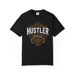 Hustler Grind Daily Tee — Motivational Graphic T-Shirt