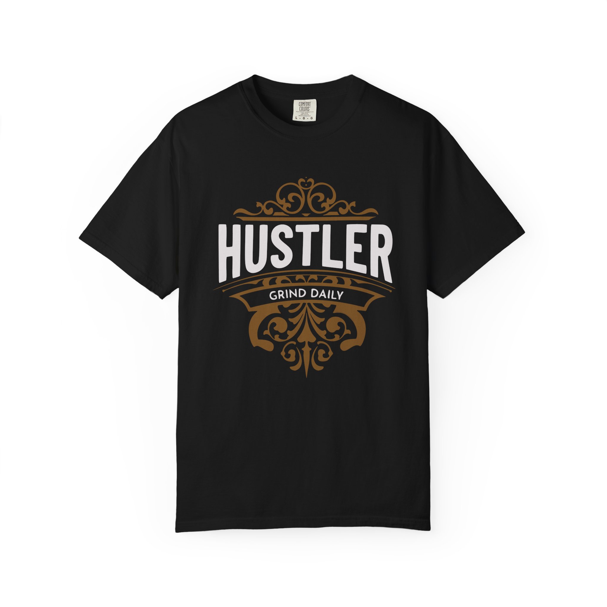 Hustler Grind Daily Tee — Motivational Graphic T-Shirt
