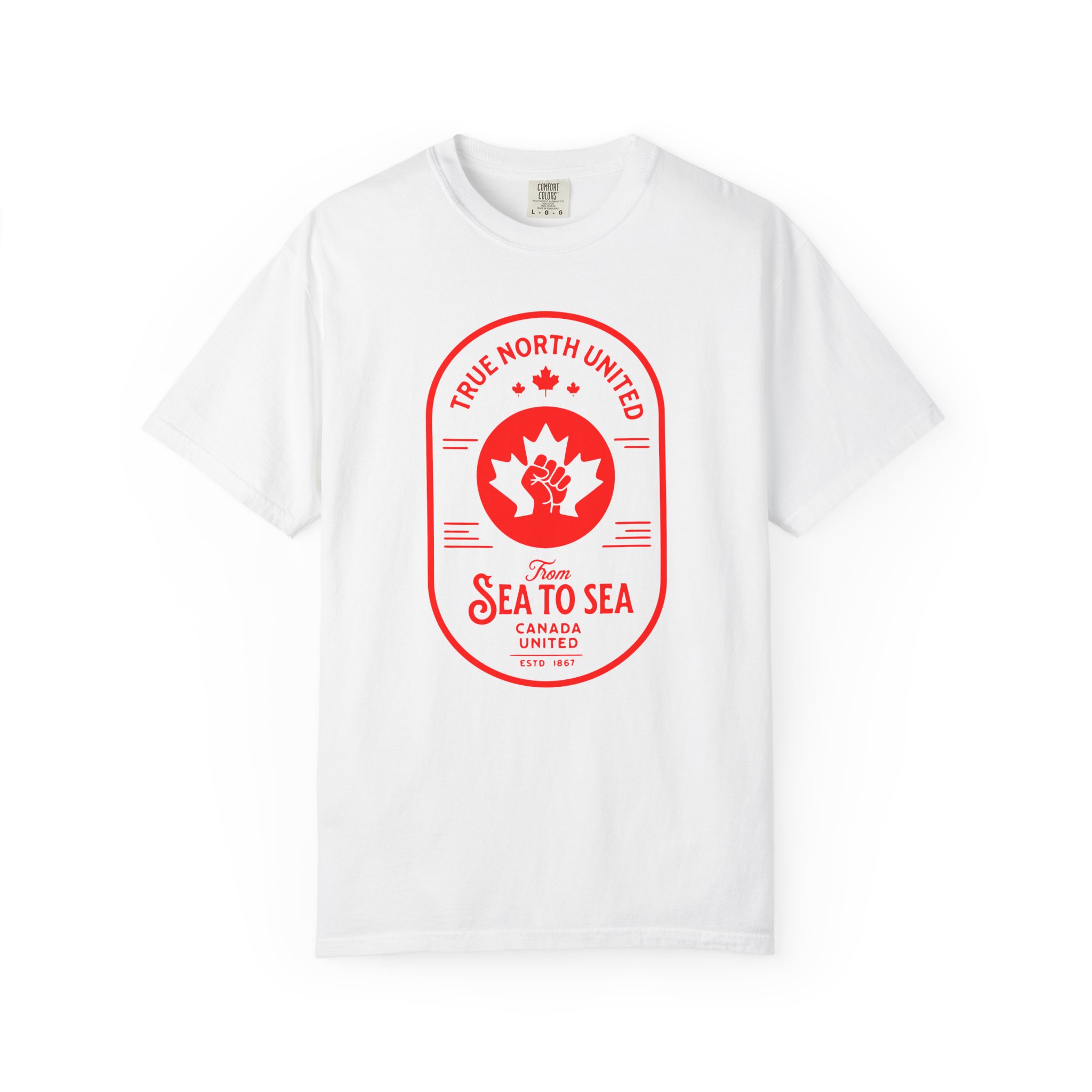 Canada Sea to Sea Tee – True North United Maple Leaf Graphic Shirt